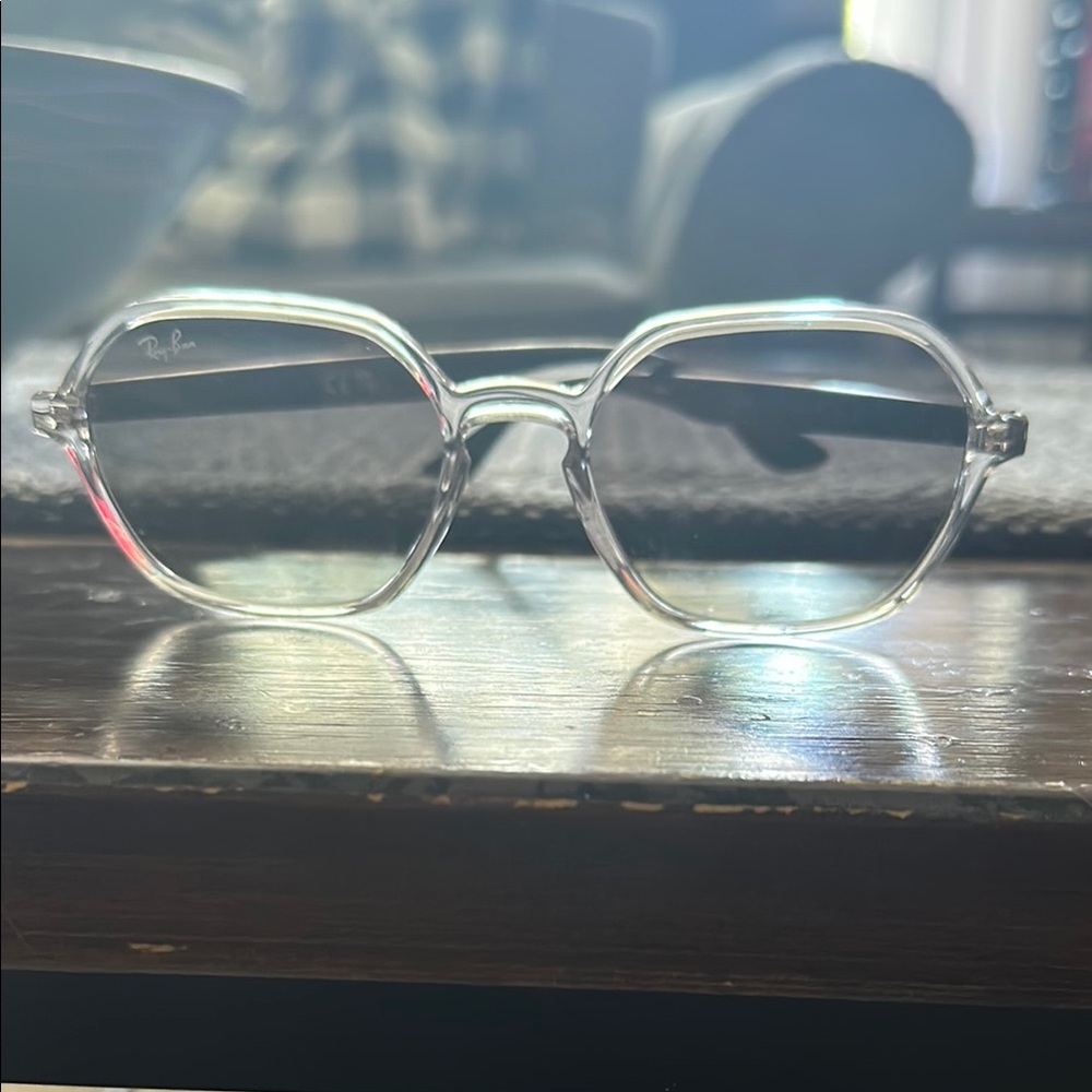 Brand new. Unused. Ray-Ban Gray Sunglasses Sleek Accessories